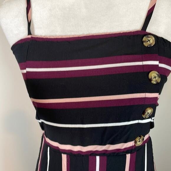 NWT Xhilaration striped midi dress - Picture 3 of 12